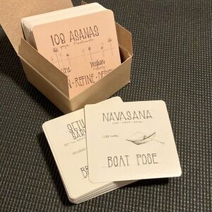 Yoga Flashcard Deck 108 Asanas